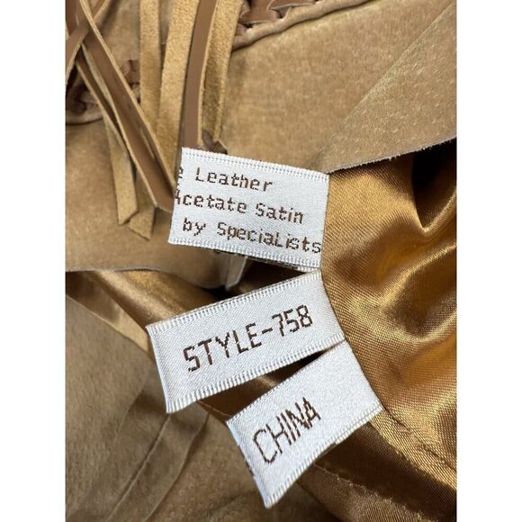 Scully Men’s Western Fringe Boar Suede Jacket w/ Beading sz 40 US - Picture 14 of 15